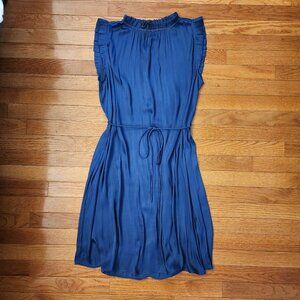 Banana Republic Navy Silky Sleeveless Dress
